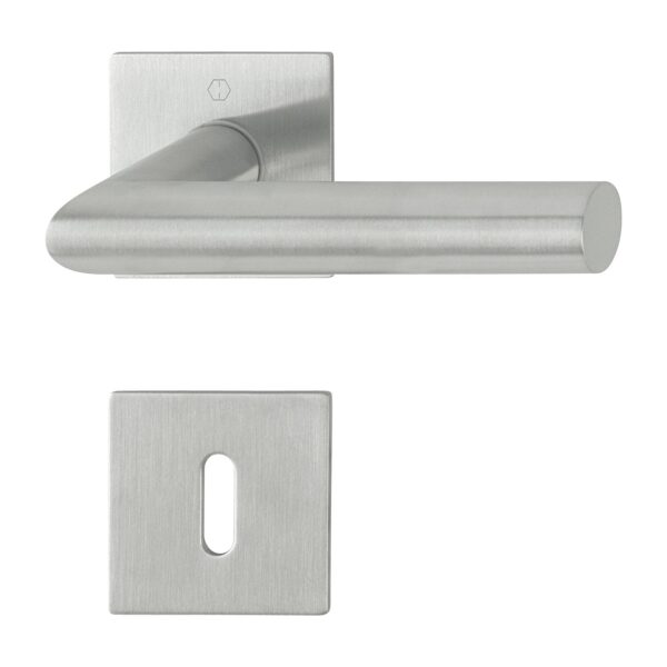 Ključavnice za vrata HOPPE AMSTERDAM z rozeto, pravokotna, BB, 35-45 mm