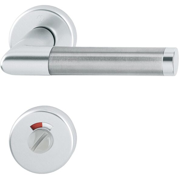 Ključavnice za vrata AMSTERDAM z rozeto, WC, 37-47, HOPPE