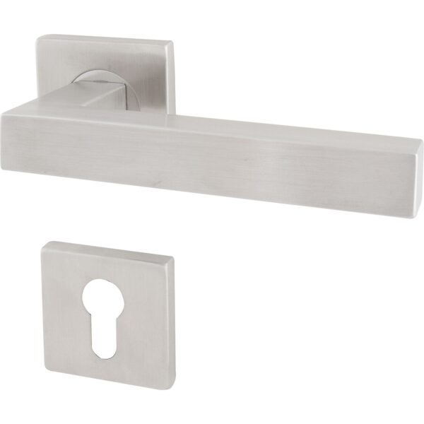 Kljuke za vrata PULA z rozeto, PZ, 38-45, MARCHESI - nerjaveče jeklo