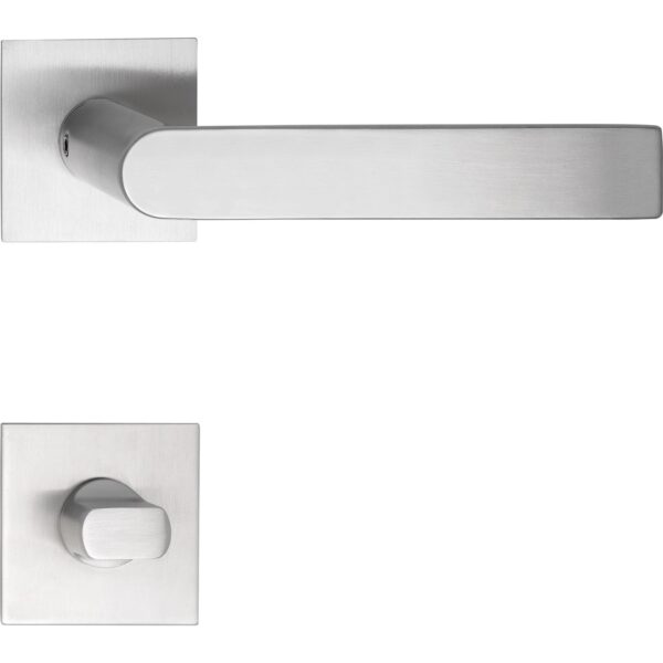 Kljuka za vrata DOVER s plosko rozeto, WC, SOLIDO