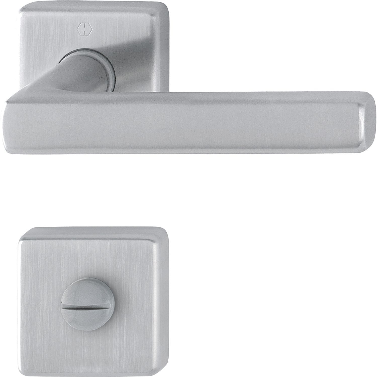 Ključavnice za vrata DALLAS z rozeto, WC, 37-42 mm, HOPPE - 1