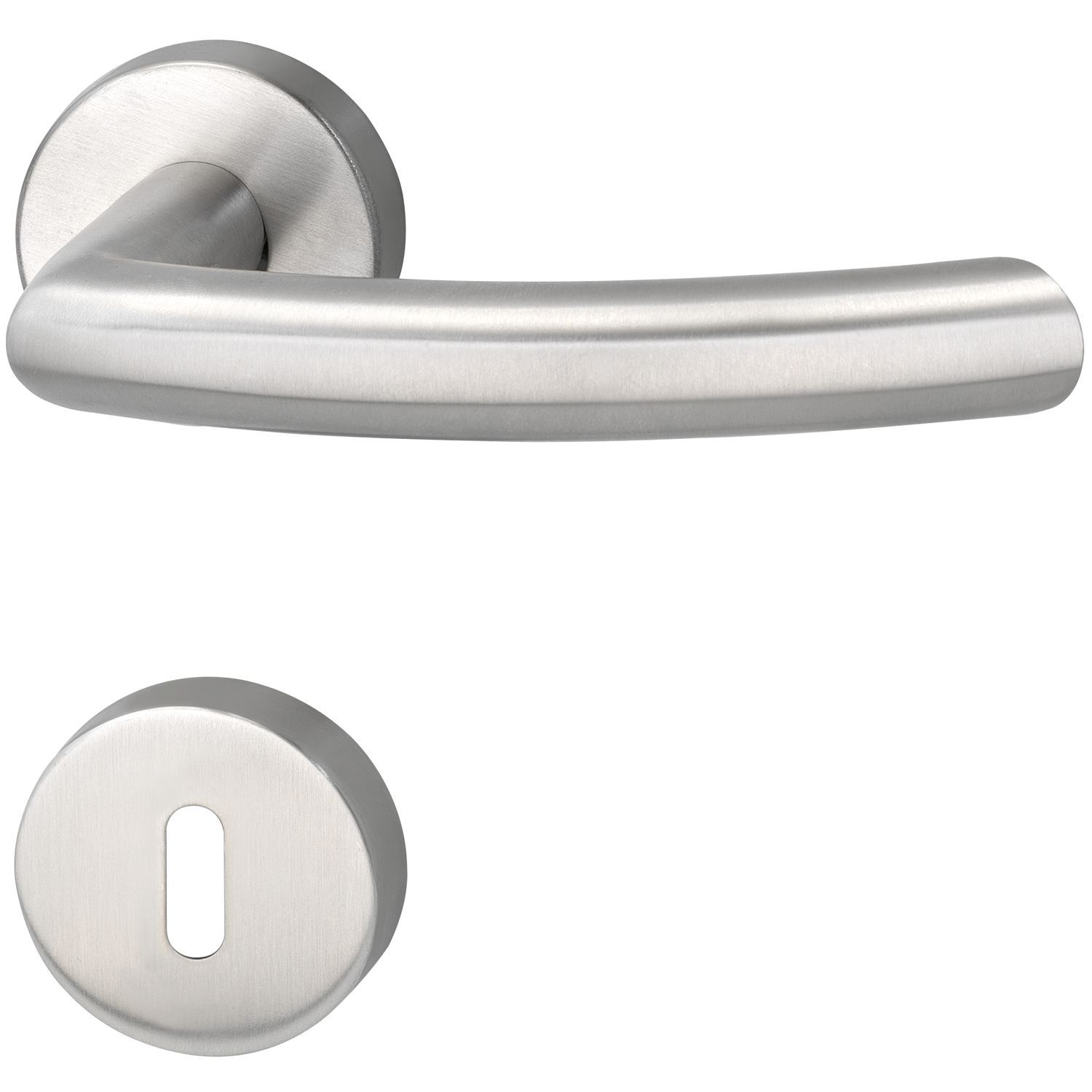 Ključavnice za vrata ARC z rozeto, BB, 38-45, MARCHESI - mat nerjaveče jeklo Ključavnice za vrata ARC z rozeto, BB, 38-45, MARCHESI - mat nerjaveče jeklo