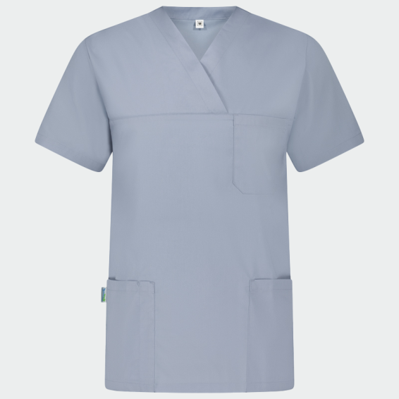 Medicinska bluza unisex ANGEL, siva - udobna in praktična