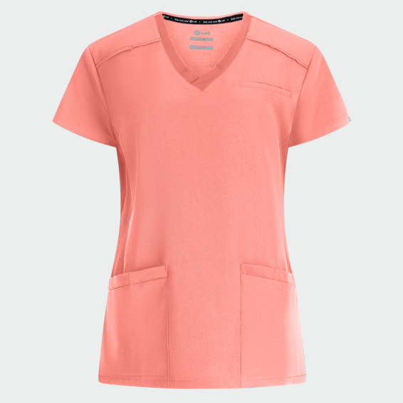 Medicinska bluza ženska JULIA, koralna