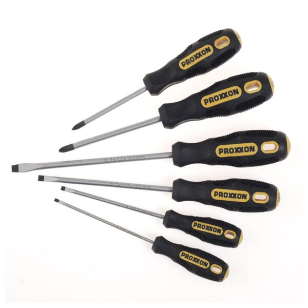 Set ravnih in križnih izvijačev Proxxon PX 22604