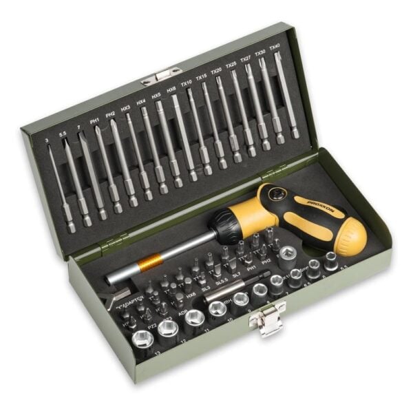 Izvijač z ragljo 54-delni set Proxxon PX23104