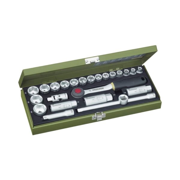 Set nasadnih ključev z račko 3/8″ Proxxon PX23110