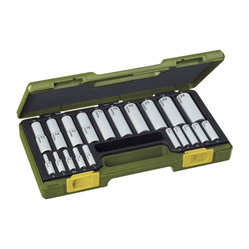 Set globokih nasadnih ključev Proxxon PX23292, 20-delni Set globokih nasadnih ključev Proxxon PX23292, 20-delni