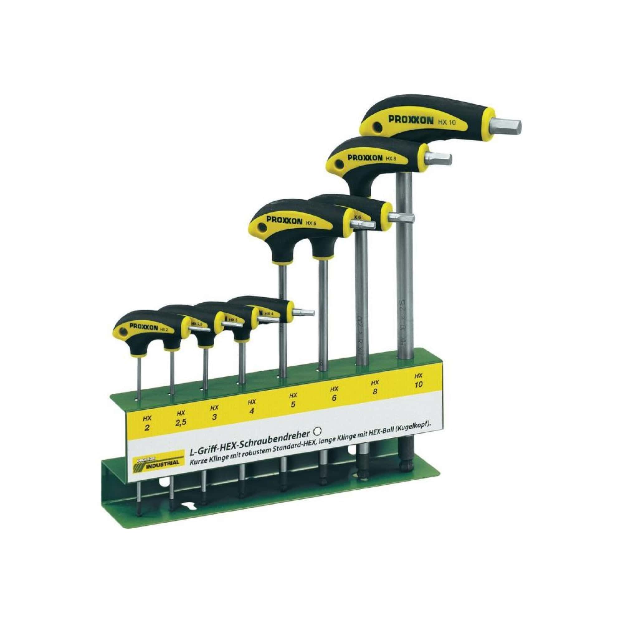 Set imbus ključev L-ročaj 2-10 mm 8-delni Proxxon PX22650 Set imbus ključev L-ročaj 2-10 mm 8-delni Proxxon PX22650