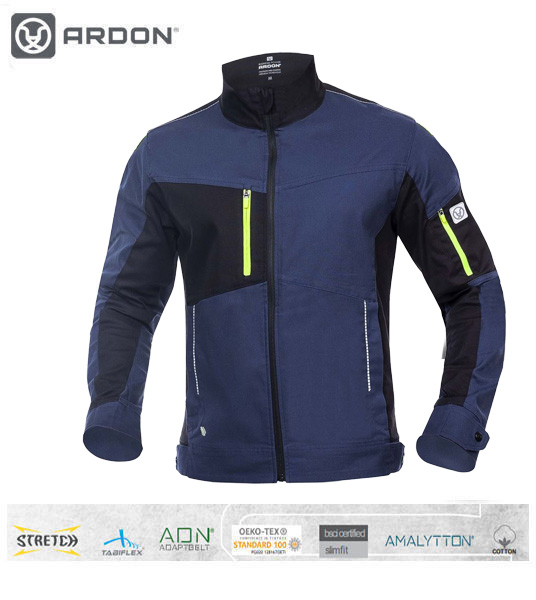 Ardon delovna jakna 4XSTRETCH, bela, 250g/m2 Ardon delovna jakna 4XSTRETCH, bela, 250g/m2