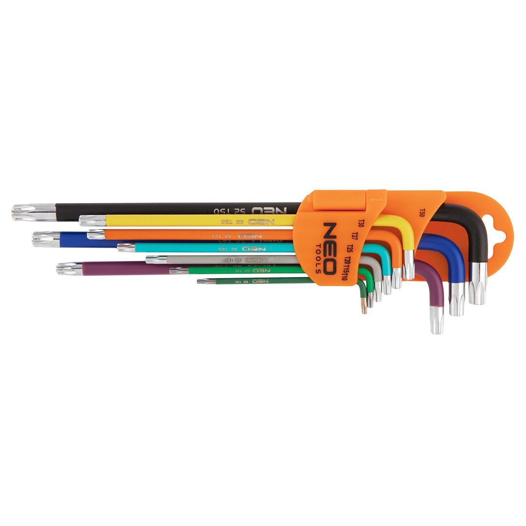 NEO TOOLS Set Torx ključev T10-T50, 9 kosov NEO TOOLS Set Torx ključev T10-T50, 9 kosov