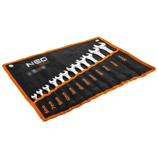 NEO TOOLS Set kombiniranih ključev 6-22 mm, 12 kosov