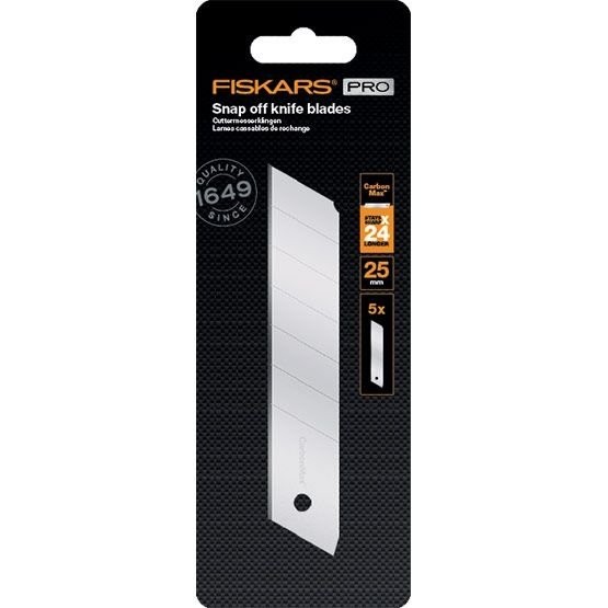 Fiskars Nadomestna Rezila za Skalpel CarbonMax 25mm, 5/1