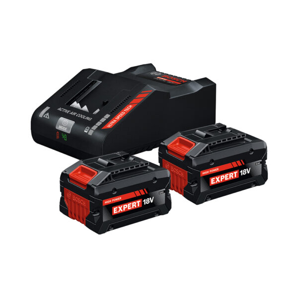 Bosch EXPERT set 2x akumulator EXBA18V-80 8.0Ah in hitri polnilnik EXAL18V-160 16A