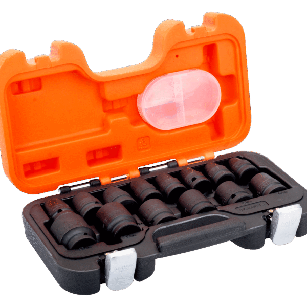 Bahco Komplet udarnih nasadnih ključev 1/2" 10-27 mm kratki