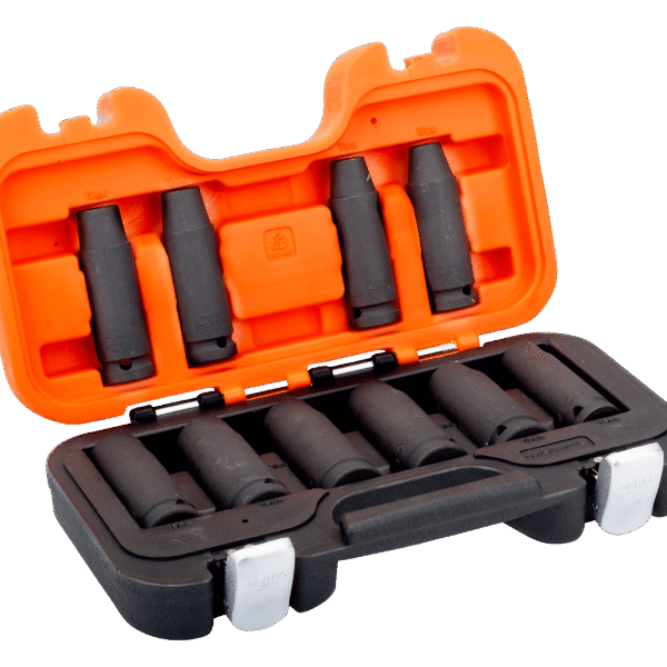 Bahco Set udarnih nasadnih ključev 1/2" dolgi, 10-19mm, 10-delni