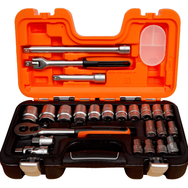 Bahco Komplet nasadnih ključev 1/2", 10-32 mm, 24-delni