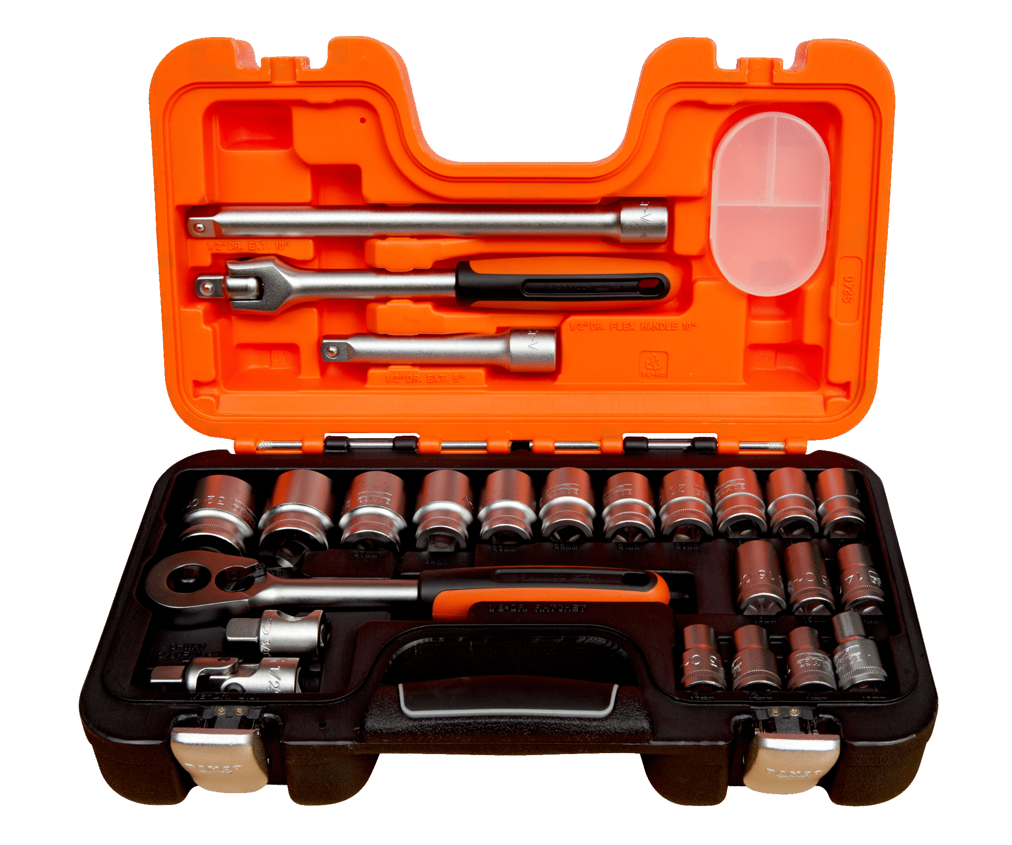 Bahco Komplet nasadnih ključev 1/2", 10-32 mm, 24-delni Bahco Komplet nasadnih ključev 1/2", 10-32 mm, 24-delni