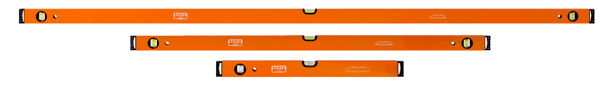 Bahco ALU set libela 600, 1200 in 1800 mm (3 kosi) Bahco ALU set libela 600, 1200 in 1800 mm (3 kosi)