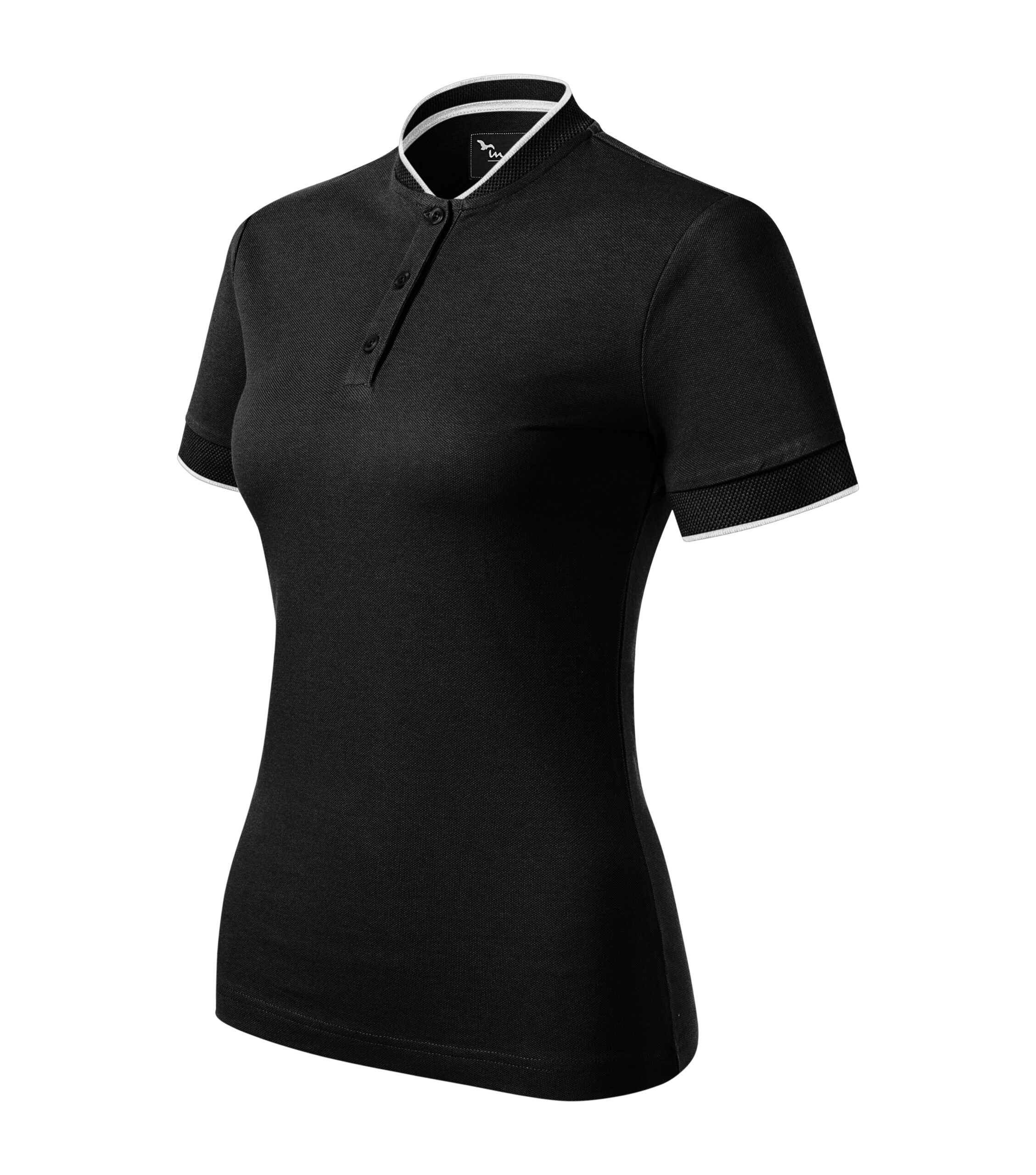 Malfini Premium Ženska polo majica DIAMOND 274, Črna, 100 % bombaž Malfini Premium Ženska polo majica DIAMOND 274, Črna, 100 % bombaž
