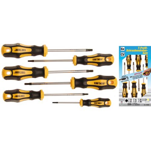 BGS Set izvijačev Torx T10-T30, 6-delni Kraftmann BGS Set izvijačev Torx T10-T30, 6-delni Kraftmann