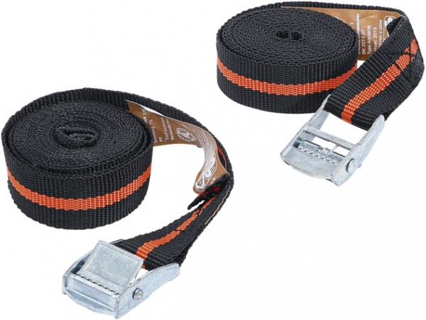 BGS Kraftmann Gurtna, 2,5 m x 25 mm, Polipropilen, 2 kosa