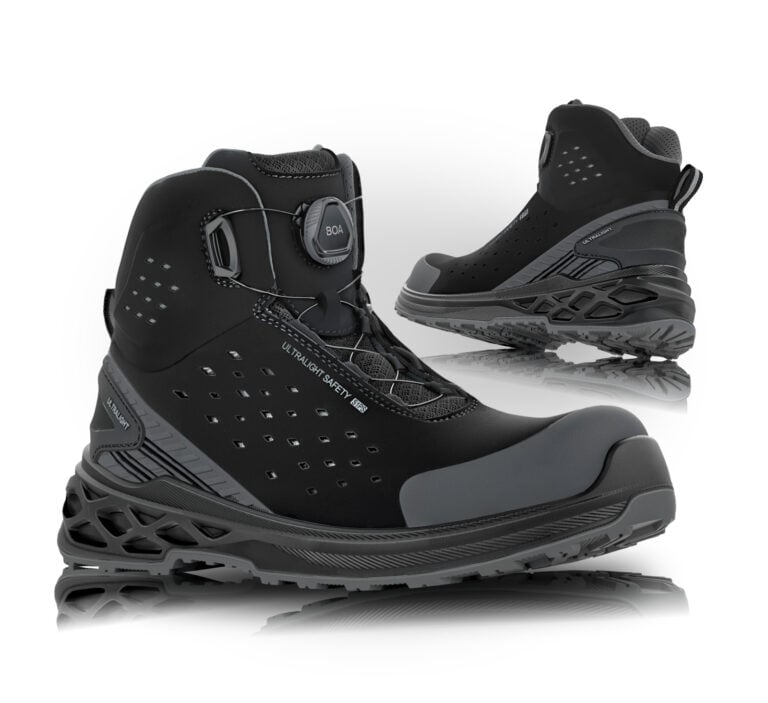 VM footwear Zaščitni visoki čevlji BERLIN S1PS ESD z BOA® sistemom