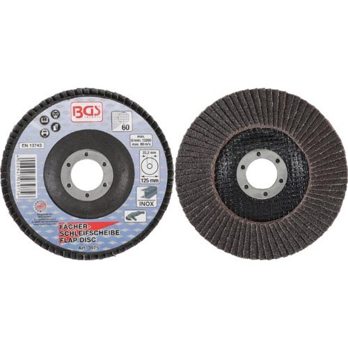 BGS Lamelasti Brusni Disk 125mm K60 za Inox BGS Lamelasti Brusni Disk 125mm K60 za Inox
