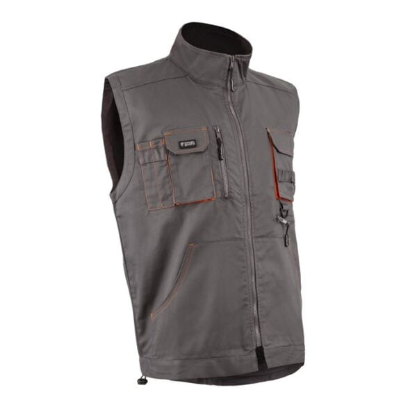 Coverguard Delovni telovnik PADDOCK II siv, 245g/m2