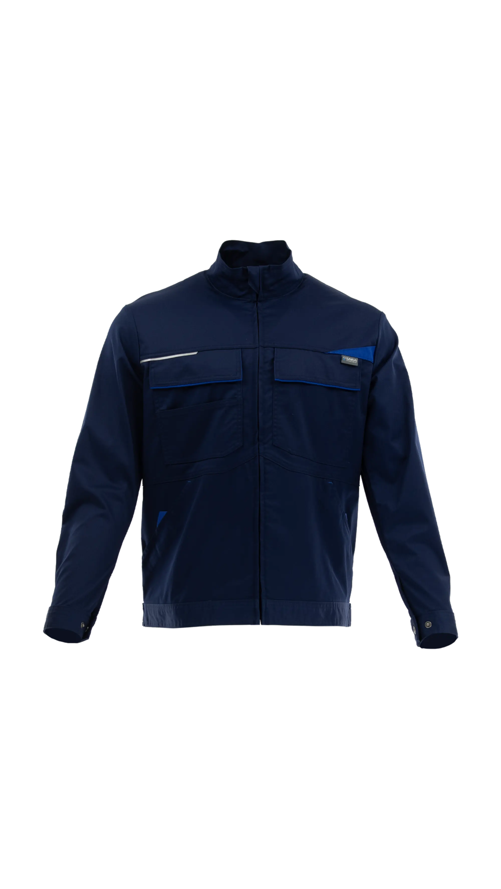 Sara Workwear delovna jakna KING FLEX, bela, 260g/m2 Sara Workwear delovna jakna KING FLEX, bela, 260g/m2