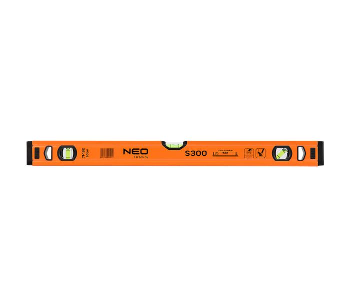 NEO TOOLS Aluminijasta libela S 300, 60 cm, 3 libele NEO TOOLS Aluminijasta libela S 300, 60 cm, 3 libele