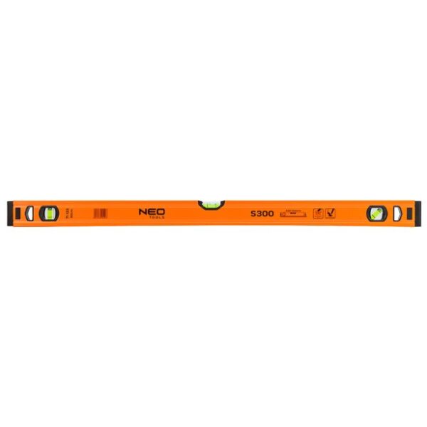 NEO TOOLS aluminijasta libela S 300, 3 libelne ampule, 80 cm