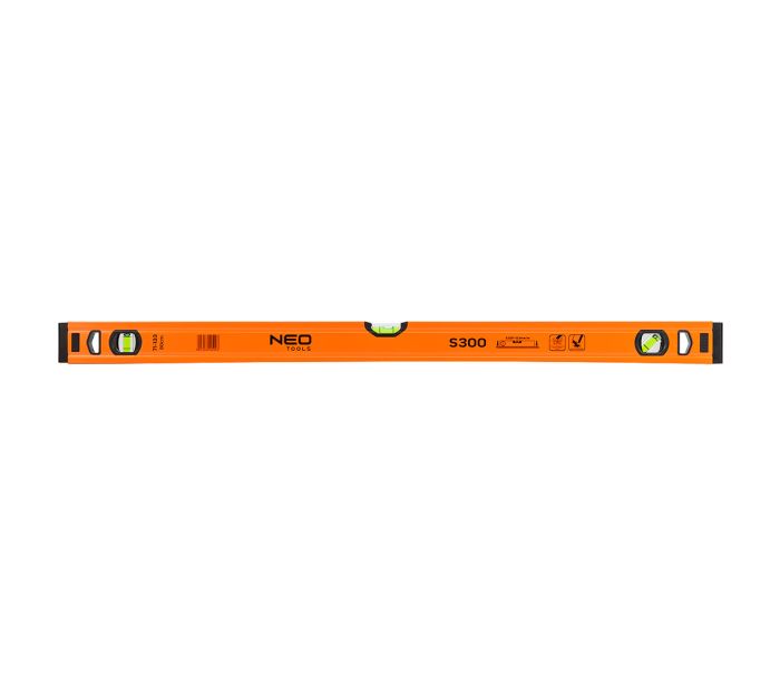 NEO TOOLS aluminijasta libela S 300, 3 libelne ampule, 80 cm NEO TOOLS aluminijasta libela S 300, 3 libelne ampule, 80 cm
