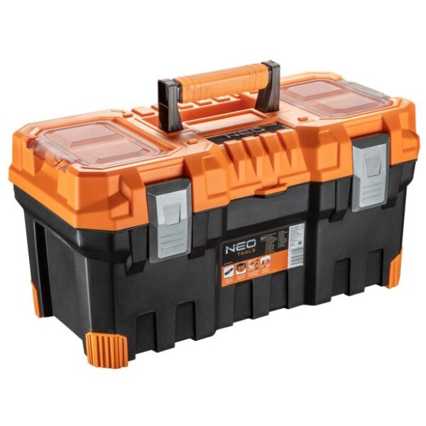 NEO TOOLS Kovček za orodje s pladnjem, 55,4 x 28,6 x 27,6 cm