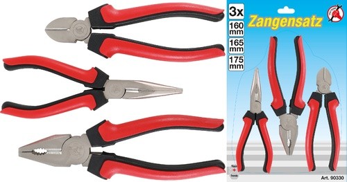 BGS Kraftmann 90330 set 3 klešč