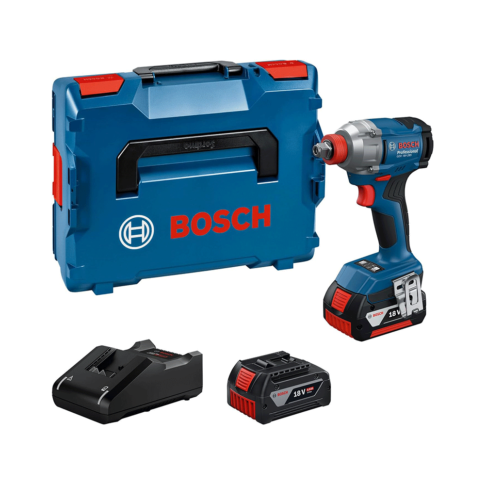 Bosch Akumulatorski udarni vijačnik GDX 18V-285, 2x4 Ah, L-BOXX Bosch Akumulatorski udarni vijačnik GDX 18V-285, 2x4 Ah, L-BOXX