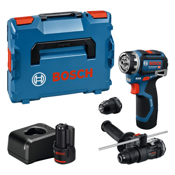 Bosch Professional Akumulatorski vrtalni vijačnik GSR 12V-32 FC FlexiClick, 2x 2.0Ah