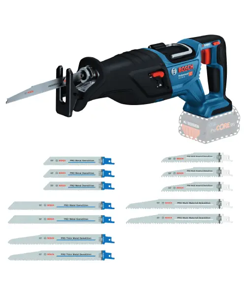 Sabljasta žaga GSA 18V-28, 18V, solo izvedba + 25-delni set listov