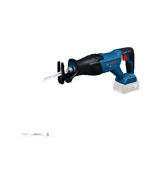 Bosch GSA 18V-280 akumulatorska sabljasta žaga, 18V (solo)