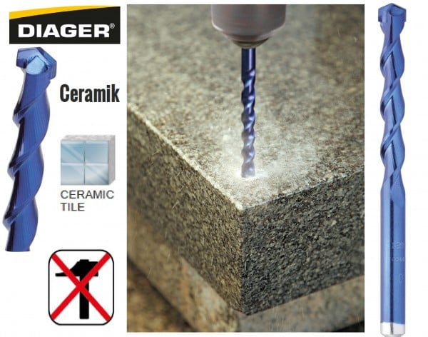 Diager sveder za keramične ploščice 8x120mm 245D08 Diager sveder za keramične ploščice 8x120mm 245D08