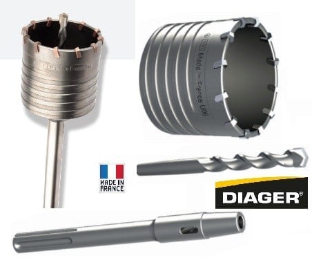 Diager Krona za beton SDS-MAX 50 mm 300D50 Diager Krona za beton SDS-MAX 50 mm 300D50