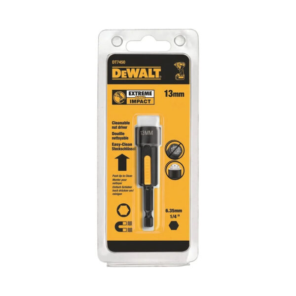 DeWalt DT7450 EXTREME IMPACT Easy Clean Nasadni ključ 13 x 75 mm