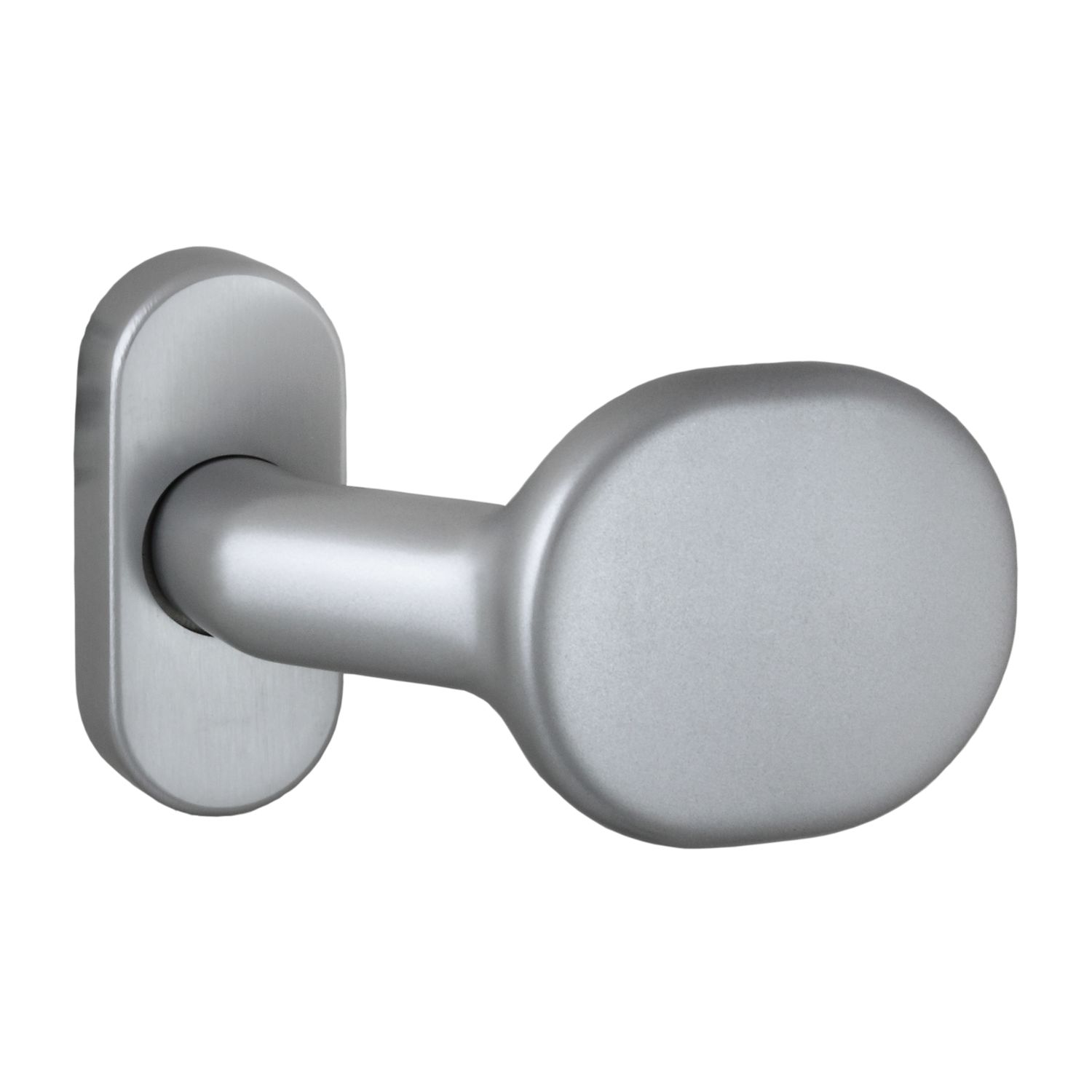 Fiksna krogla za vrata R32/G F9, Zamak, videz aluminija Fiksna krogla za vrata R32/G F9, Zamak, videz aluminija