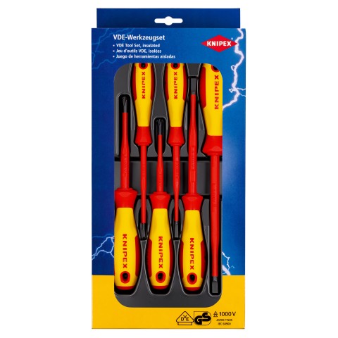Knipex Komplet izoliranih izvijačev 1000 V SLIM, 6-delni (98 20 30)