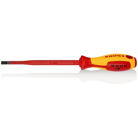Knipex Ploščati Izvijač Slim 6,5x155mm 1000V