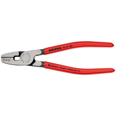 Knipex čelne klešče za stiskanje kabelskih tulcev 0,5-6mm²