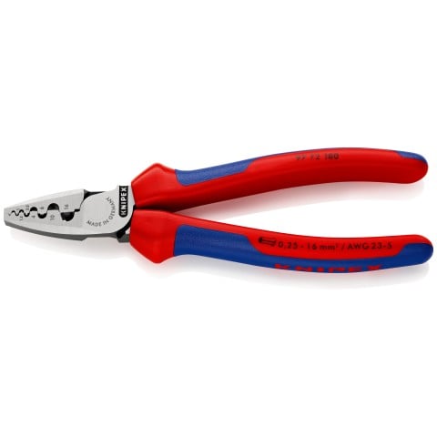 Knipex klešče za kabelske tulce 0,25-16 mm² KNIP97 72 180