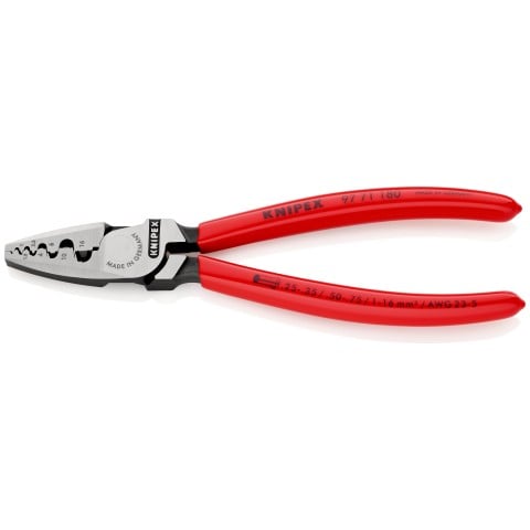 Knipex Klešče za stiskanje kabelskih tulcev 0,25-16 mm²