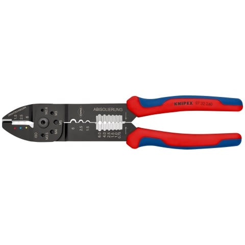 Knipex 97 32 240 klešče za kabelske votlice 1,5-6 mm² in rezanje navojnih zatičev