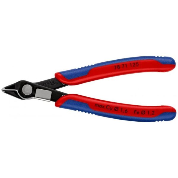 Knipex 78 71 125 Elektroničarske ščipalne klešče z žično sponko